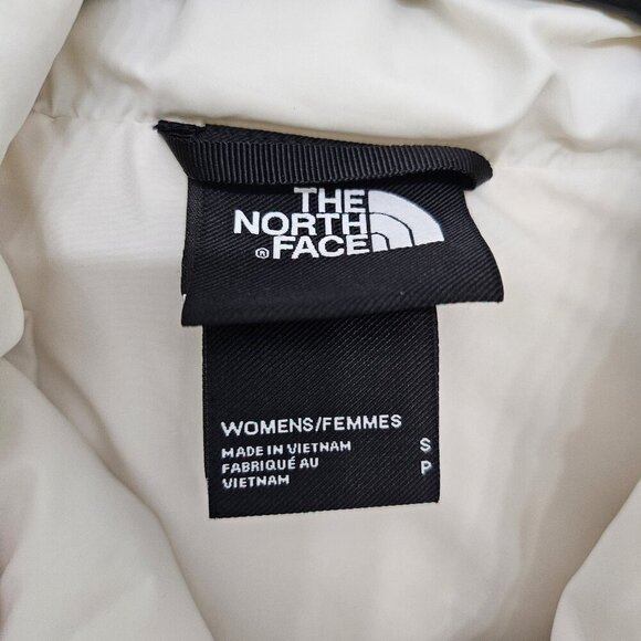 The North Face Jacket S Womens Cream Full Zip Lined Mock Neck Long Sleeve - Picture 3 of 8